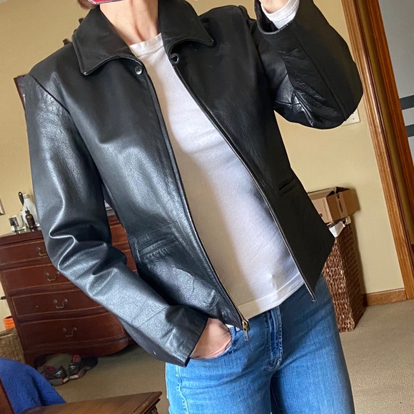 Ann Taylor Leather Jacket 